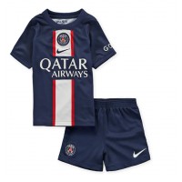 Paris Saint-Germain Fußballbekleidung Heimtrikot Kinder 2022-23 Kurzarm (+ kurze hosen)